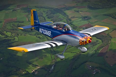 Vans rv aircraft - The RV-8/8A is a two-seat, centerline-seating, aerobatic aircraft with a top speed of around 220 mph. It comes in conventional-gear or tricycle-gear versions and can be powered by 150-215 HP engines.